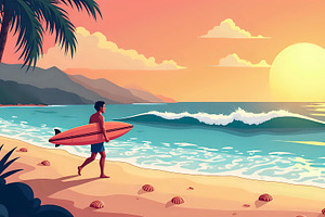 Design a flat cartoon vector showing, a Photo by LOGOCREATIVE