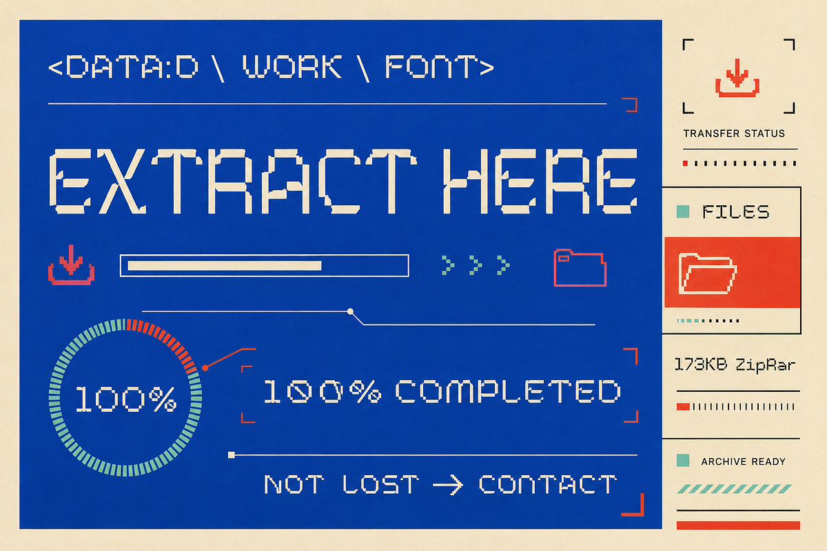 ByteFrame - Retro Pixel Font Duo, a Sans Serif Font by PaperMoon (Photo 5 of 8)