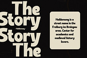 Haldenweg - Bold Retro Sans, a Sans Serif Font by Graphicfresh (Thumbnail 2 of 8)