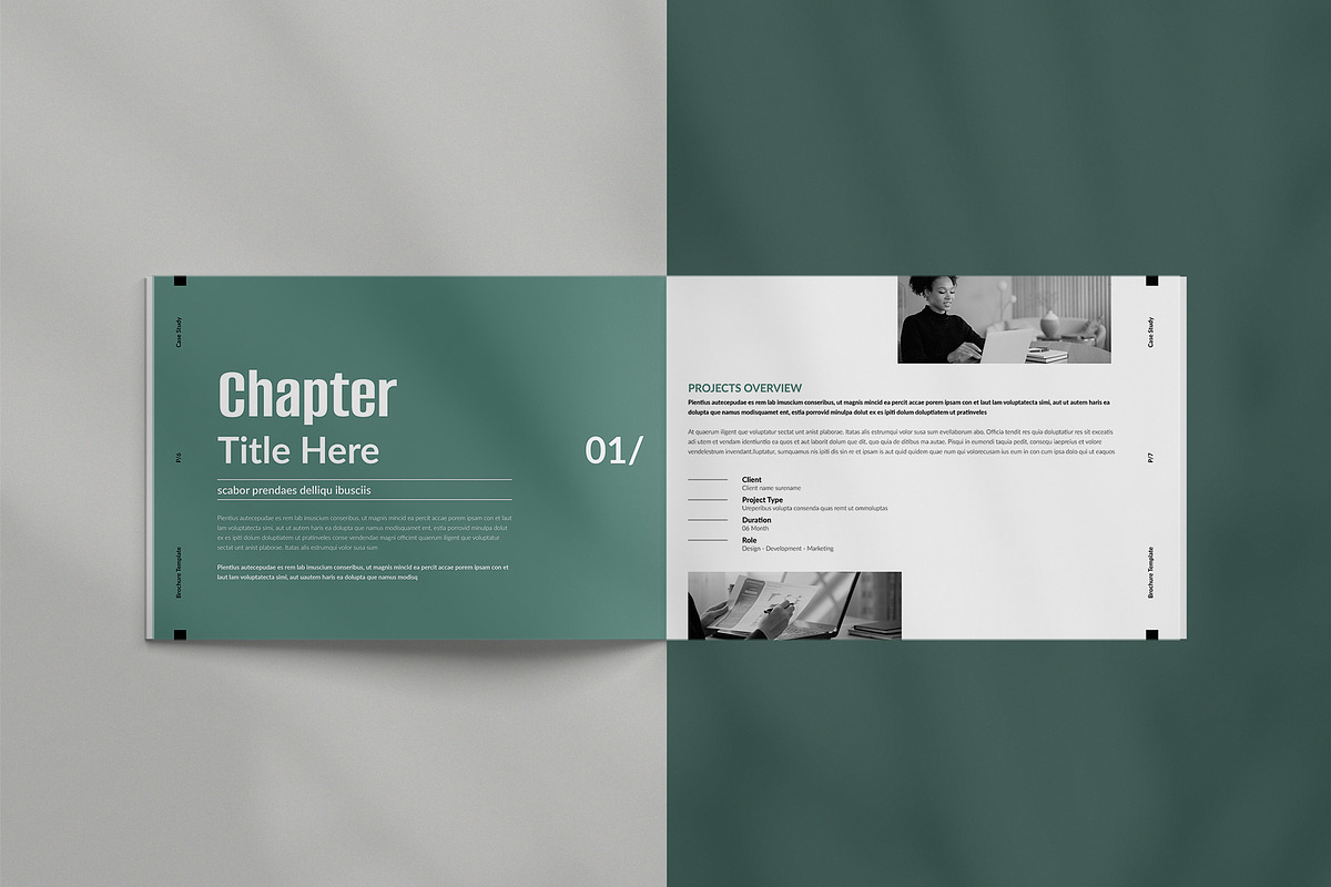 Case Study Landscape, Canva Template, a Brochure Template by TemplateFolio-Shop (Photo 5 of 15)