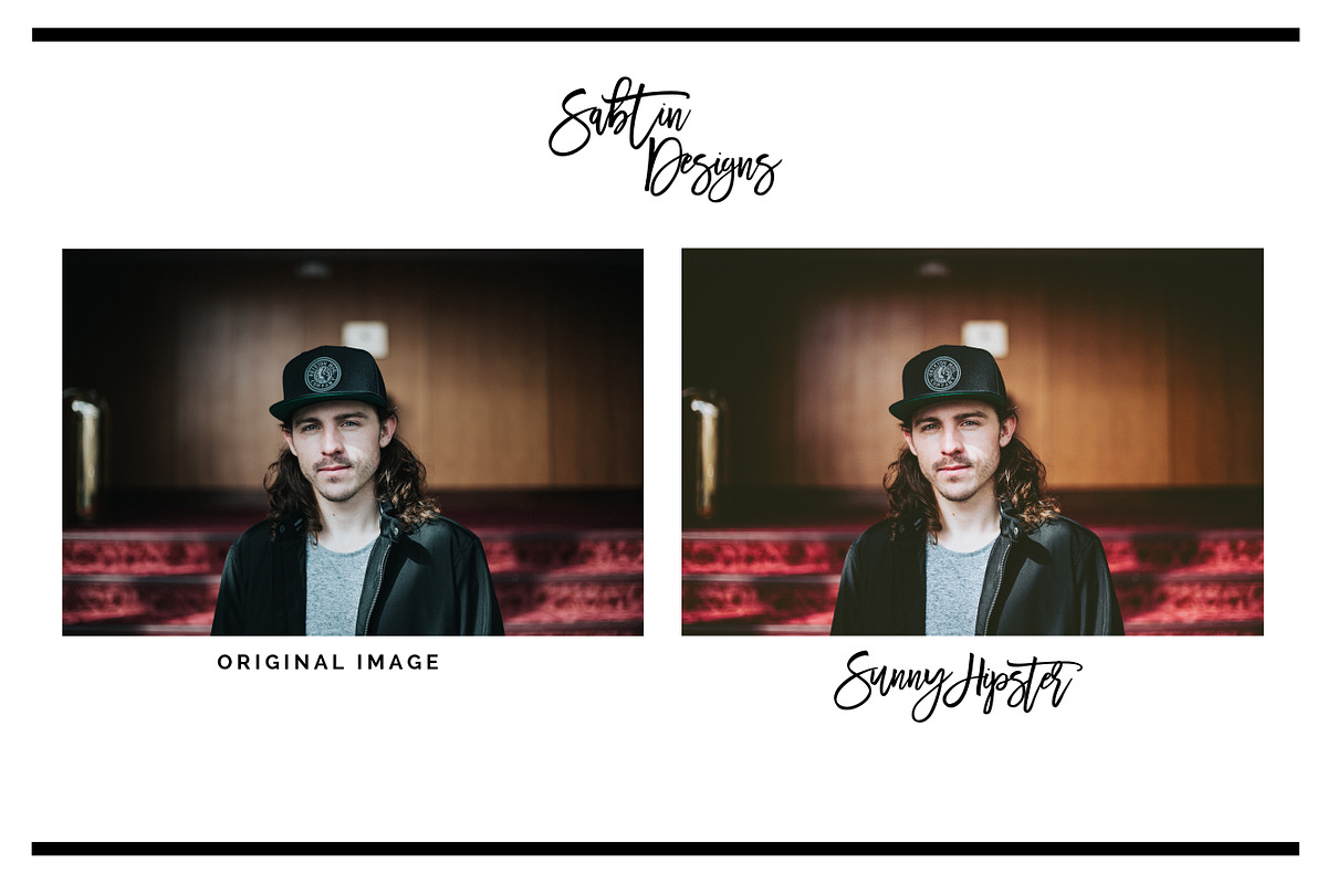 Sunny Hipster Adobe Lightroom Preset, a Preset Add-On by SabTin Designs (Photo 2 of 4)
