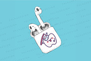 Cute Kawaii Tooth Dentistry Tool, a Healthcare Illustration by Palau (Thumbnail 6 of 12)
