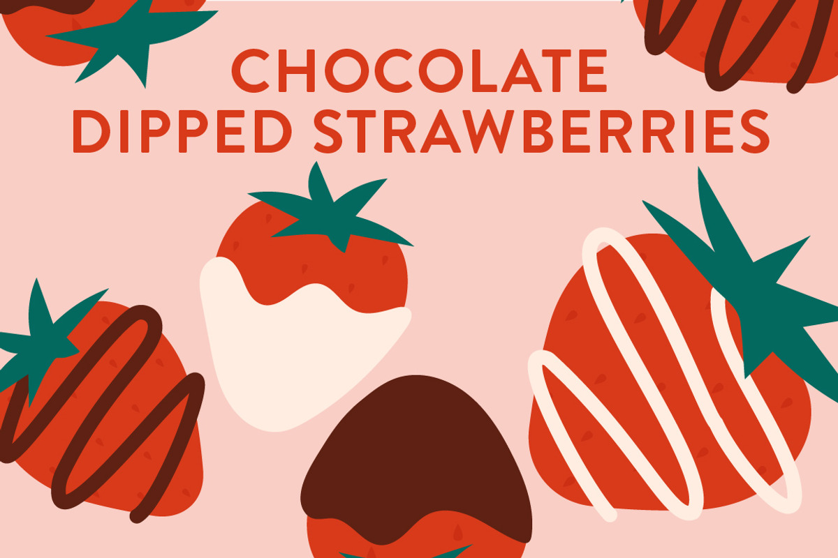 Chocolate Dipped Strawberries, a Graphic by Sarah Hearts (Photo 1 of 2)