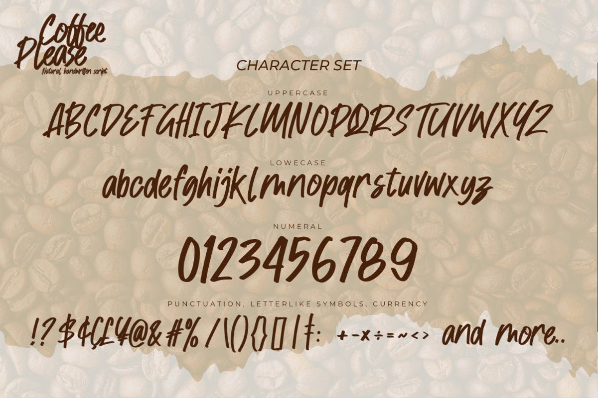 Coffee Please - Natural Handwritten, a Script Font by Gassstype (Photo 5 of 8)