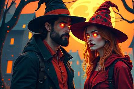 Witch & Wizard Couple