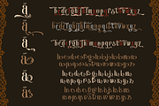 Evahgelina Vintage Font, a Blackletter Font by madeDeduk (Thumbnail 9 of 10)