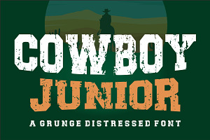 Cowboy Junior, a Slab Serif Font by Limited.studio
