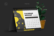 6 Desk Calendar Mockups, a Print Template by Graphic Bird (Thumbnail 3 of 10)