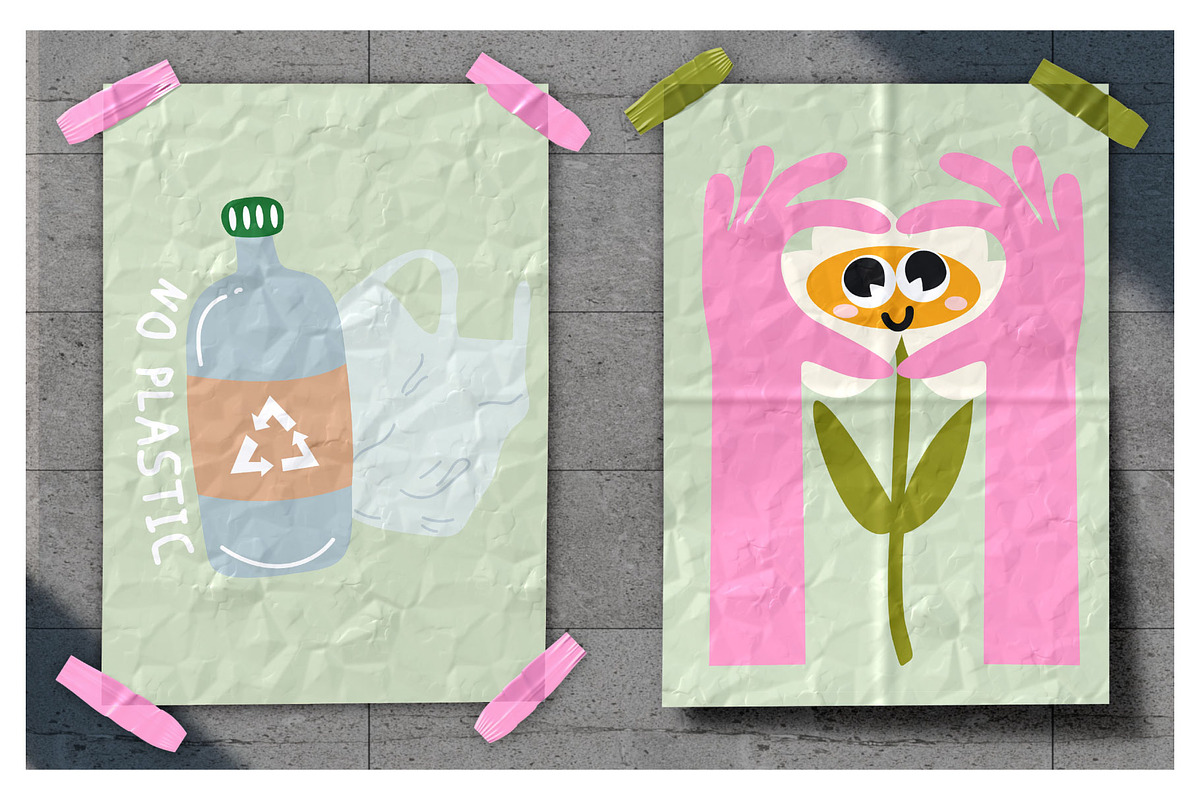 Eco Lifestyle Bundle, a Healthcare Illustration by Luamor (Photo 2 of 13)