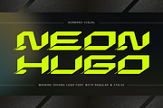 Race Hugo - Branding Logo Font, a Sans Serif Font by Nirmana Visual (Thumbnail 8 of 9)