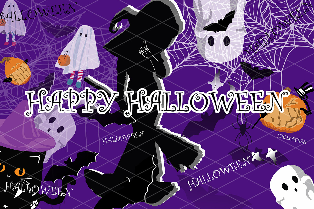 Halloween Clipart, an Object Graphic by Drawwell (Photo 2 of 5)