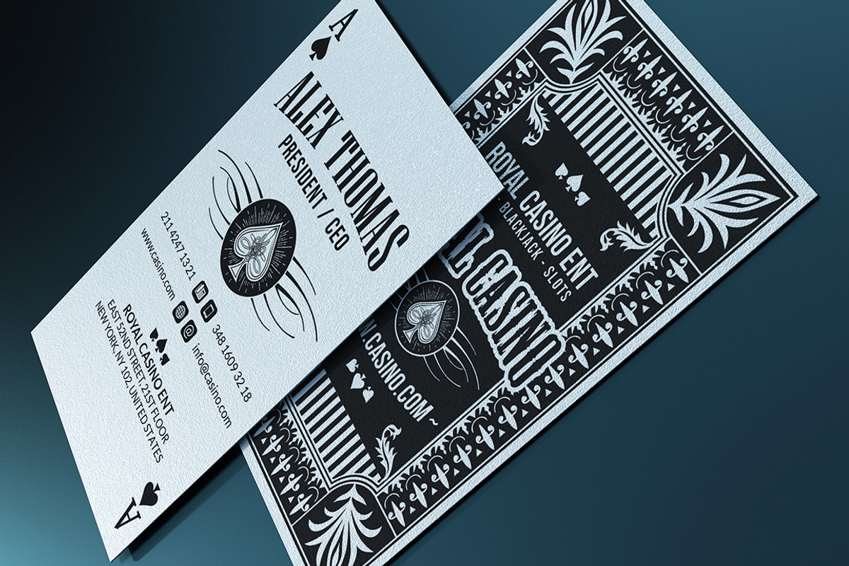 Poker - Casino Business Card, a Business Card Template by Marvel (Photo 5 of 6)