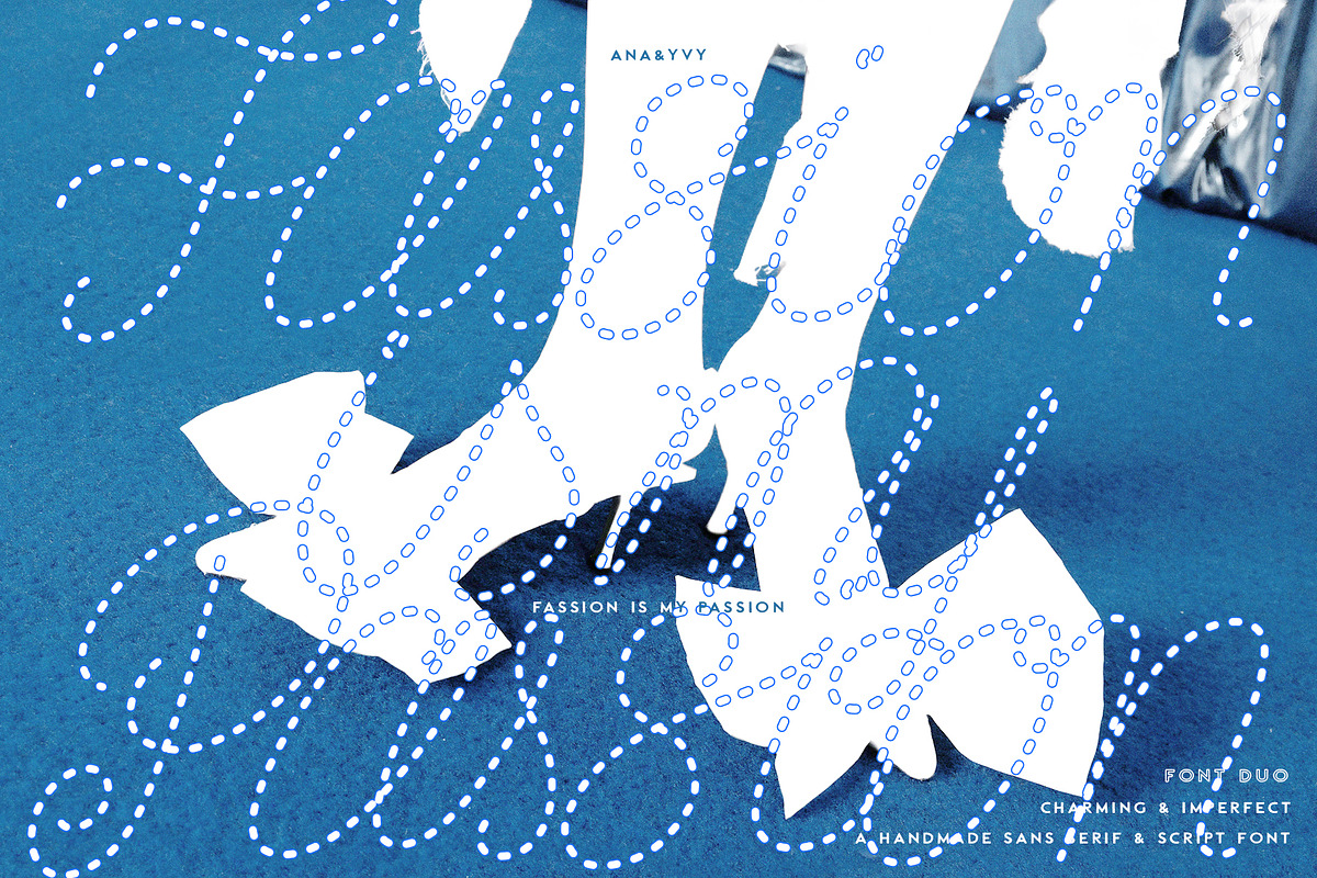Ruban Soyeux Script & Sans Font Duo, a Handwritten Font by ana & yvy (Photo 13 of 32)