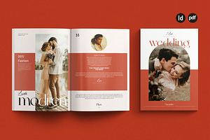 Wedding Magazine Template, a Magazine Template by Creative-Work