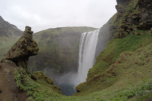 Skogafoss waterfall iceland containing reynisfjara, skogafoss, and waterfall