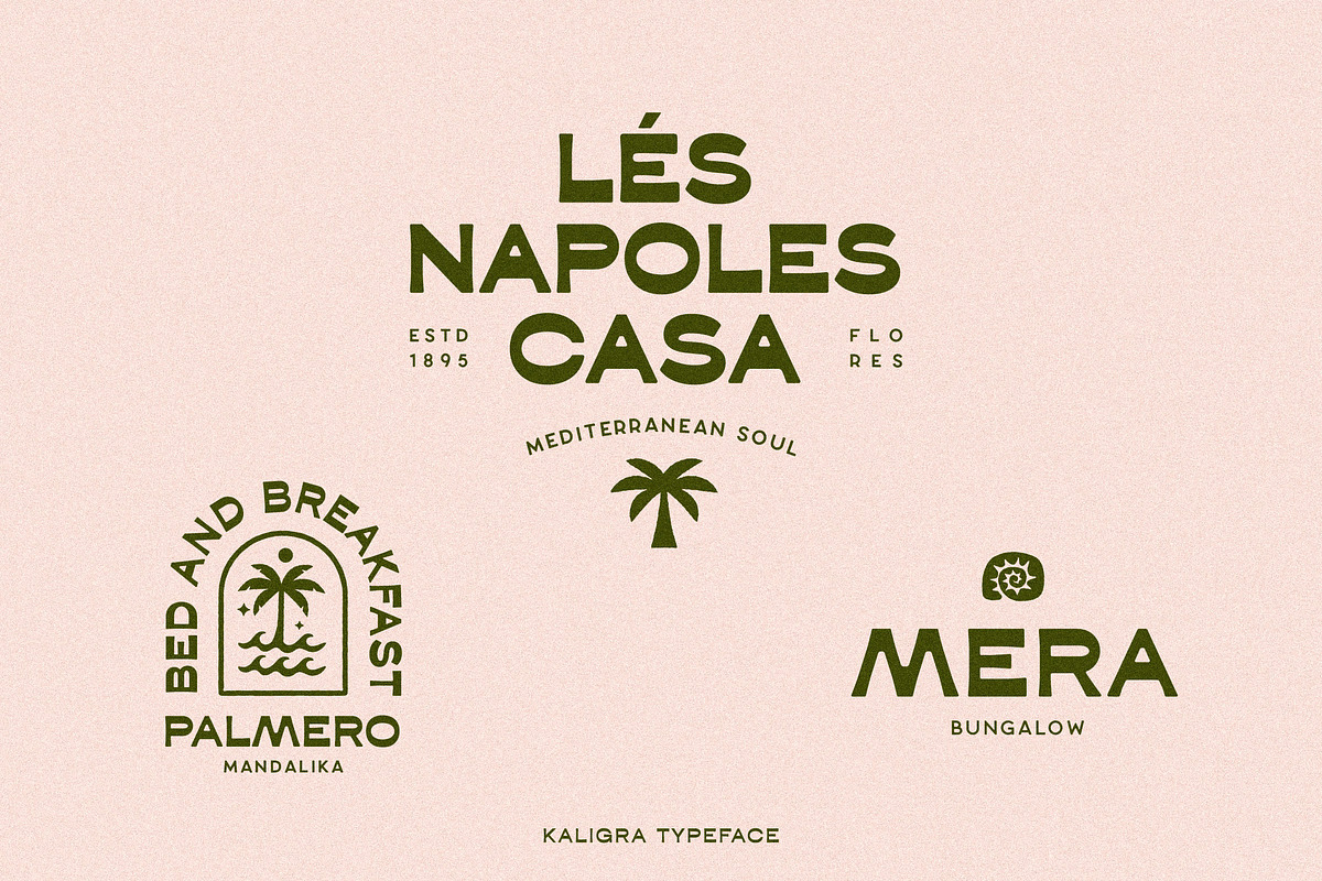 Kaligra Tropicana Sans, a Sans Serif Font by Kaligra.co (Photo 12 of 22)