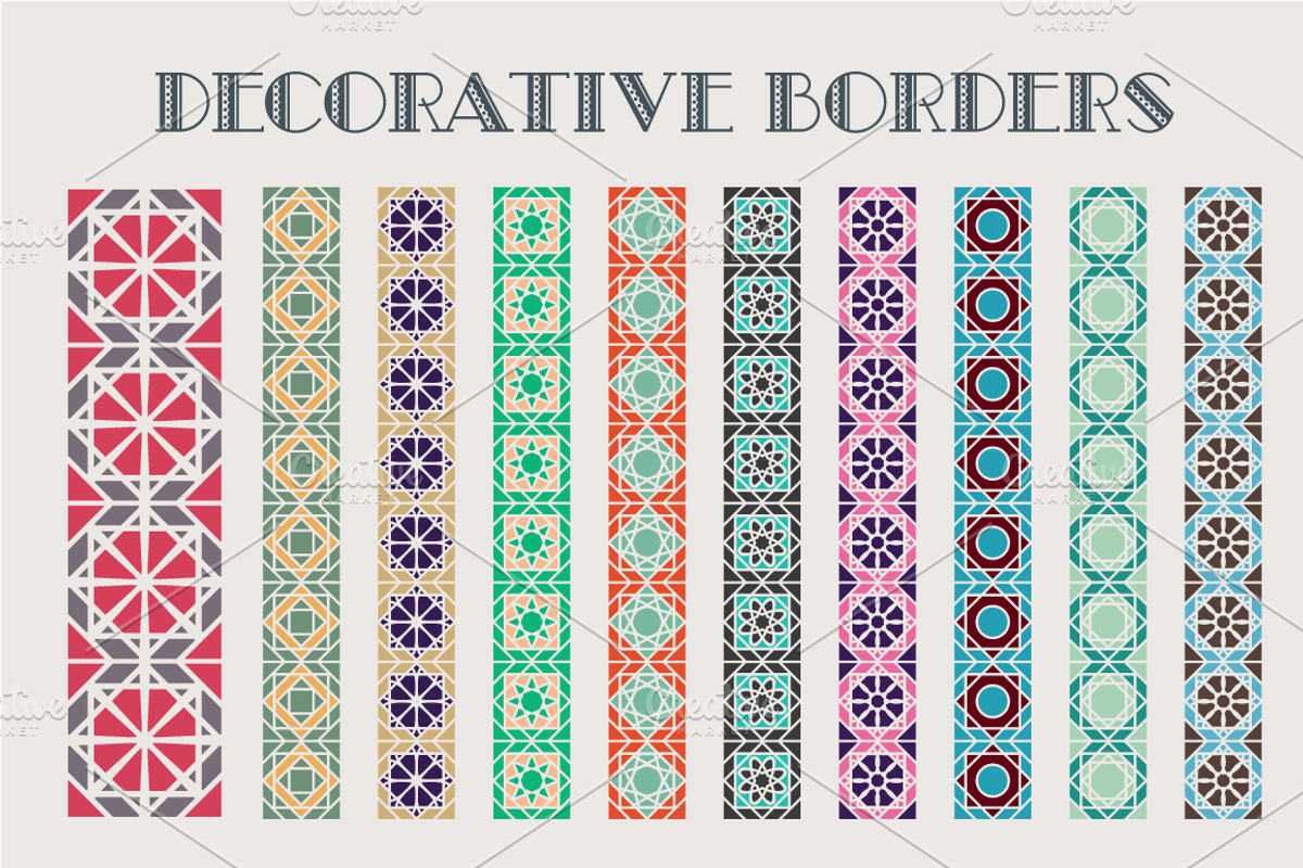 Decorative Borders, a Pattern Graphic by dacascas (Photo 3 of 3)
