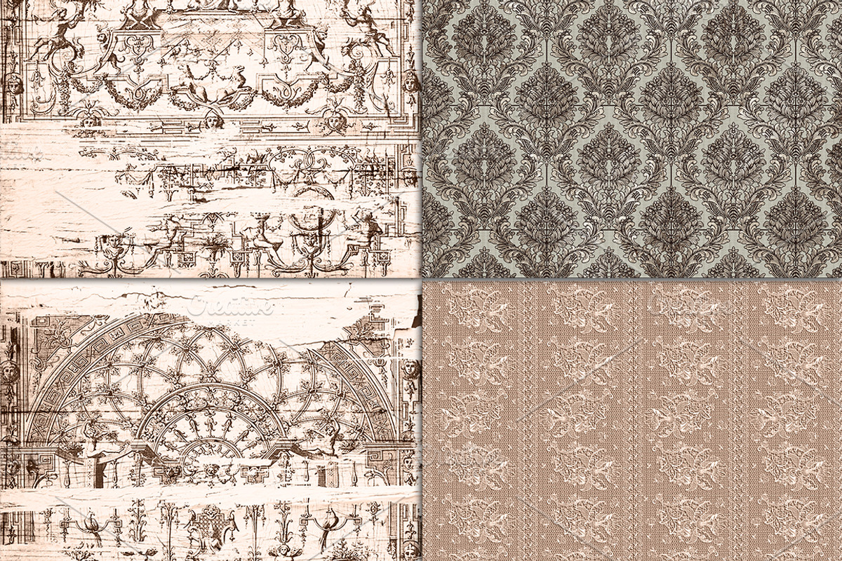 VINTAGE TEXTURE BACKGROUNDS, a Texture Graphic by Area (Photo 7 of 10)