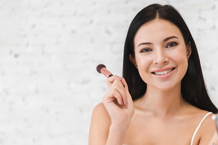 Smiling of young beautiful pretty woman clean fresh healthy whit, a Person Photo by Art_Photo