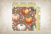 Autumn Pumpkins Seamless Pattern, a Pattern Graphic by Kreeya Art Shop (Thumbnail 9 of 12)