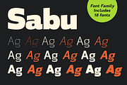 Sabu | Font Family, a Sans Serif Font by Larin Type Co. (Thumbnail 4 of 11)