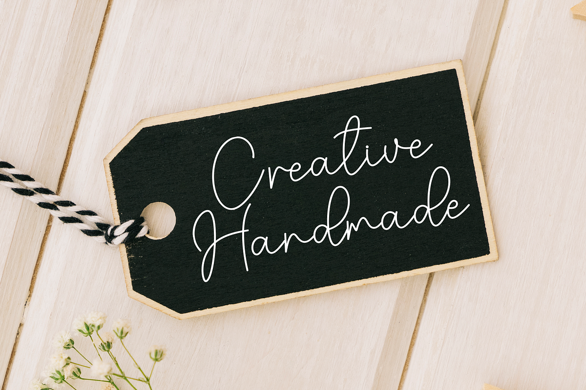 Painting | Script Font, a Handwritten Font by Scratchones (Photo 4 of 9)