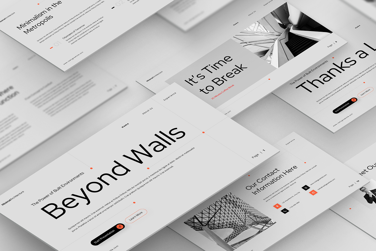 Minimal Architecture Presentation, a Presentation Template by Annora Studio (Photo 7 of 7)