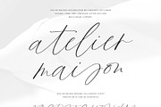 Atelier Maison | Handwritten Script, a Script Font by Pink Coffie (Thumbnail 10 of 10)