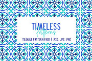 The Blues Handdrawn Tile Patterns, a Pattern Graphic by TheLegacyBrandingCo (Thumbnail 6 of 11)