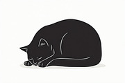 Elegant Cat  Silhouette Bundle, a Graphic by jahid234 (Thumbnail 11 of 11)