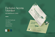 Exclusive Access - Membership Card, a Card Template by VUNIRA (Thumbnail 1 of 3)