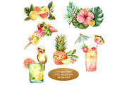Summer At The Pool Clipart Set, a Seasonal Illustration by The Dutch Lady Designs (Thumbnail 5 of 6)