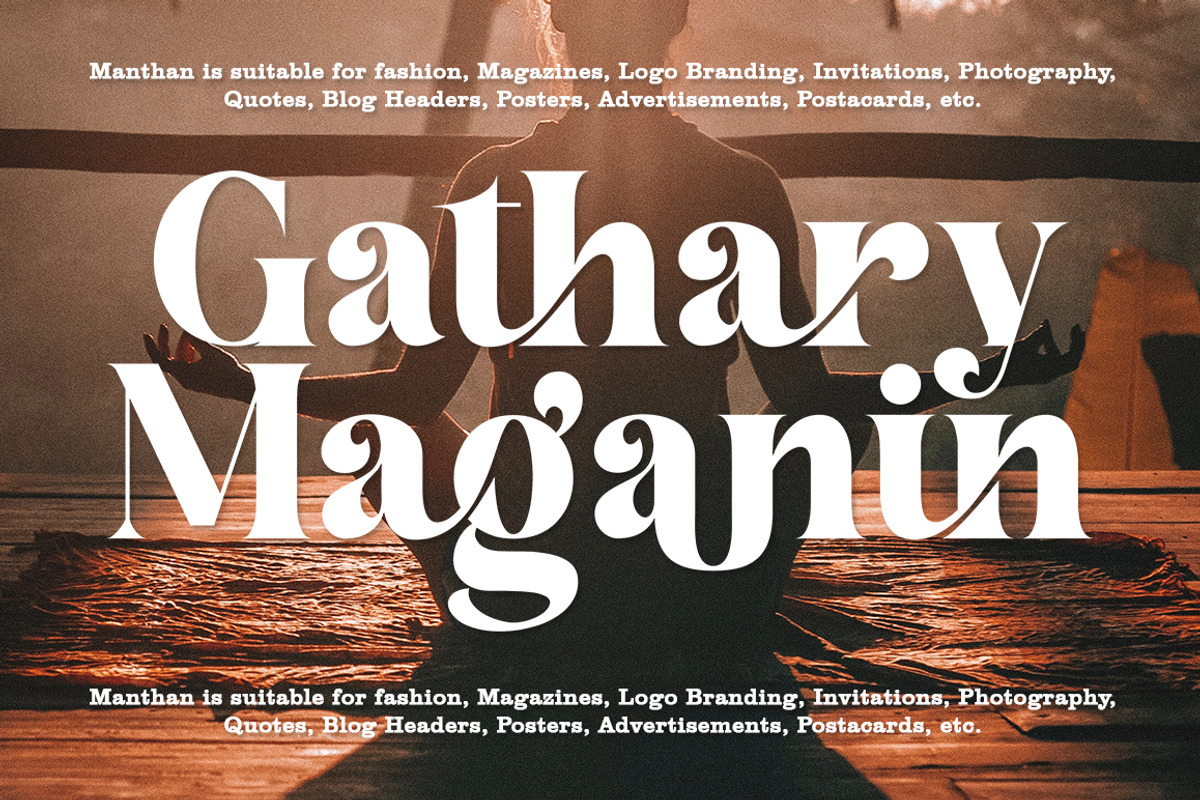 Manthan - Ligature Spesial, a Serif Font by IRF Lab Studio (Photo 7 of 9)