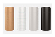 Craft Paper Tube Mockup PSD, a Cups & Container Mockup by Ram Studio LLC (Thumbnail 5 of 19)