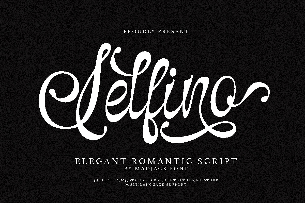 Selfino Script, a Script Font by Madjack.font (Photo 11 of 12)