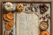 Autumn Spice Recipe Card, a Background Graphic by Printable Treasure (Thumbnail 8 of 8)