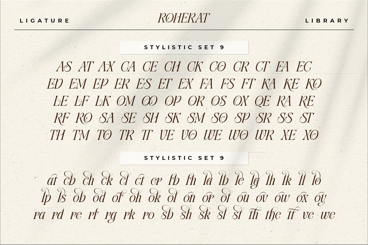 Roherat Typeface, a Serif Font by alit design (Photo 19 of 20)
