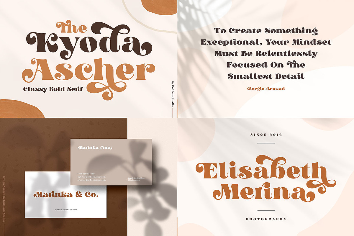 Modern Elegant Font Bundle - SALE, a Sans Serif Font by Kulokale (Photo 6 of 13)