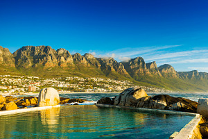 Panorama Of Camps Bay in Cape Town, South Africa, a Nature Photo by THP Creative