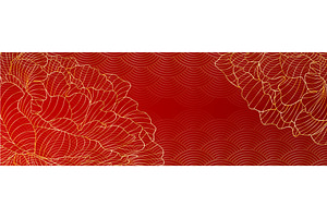Luxury red background with golden, an Object Illustration by art PVP - market