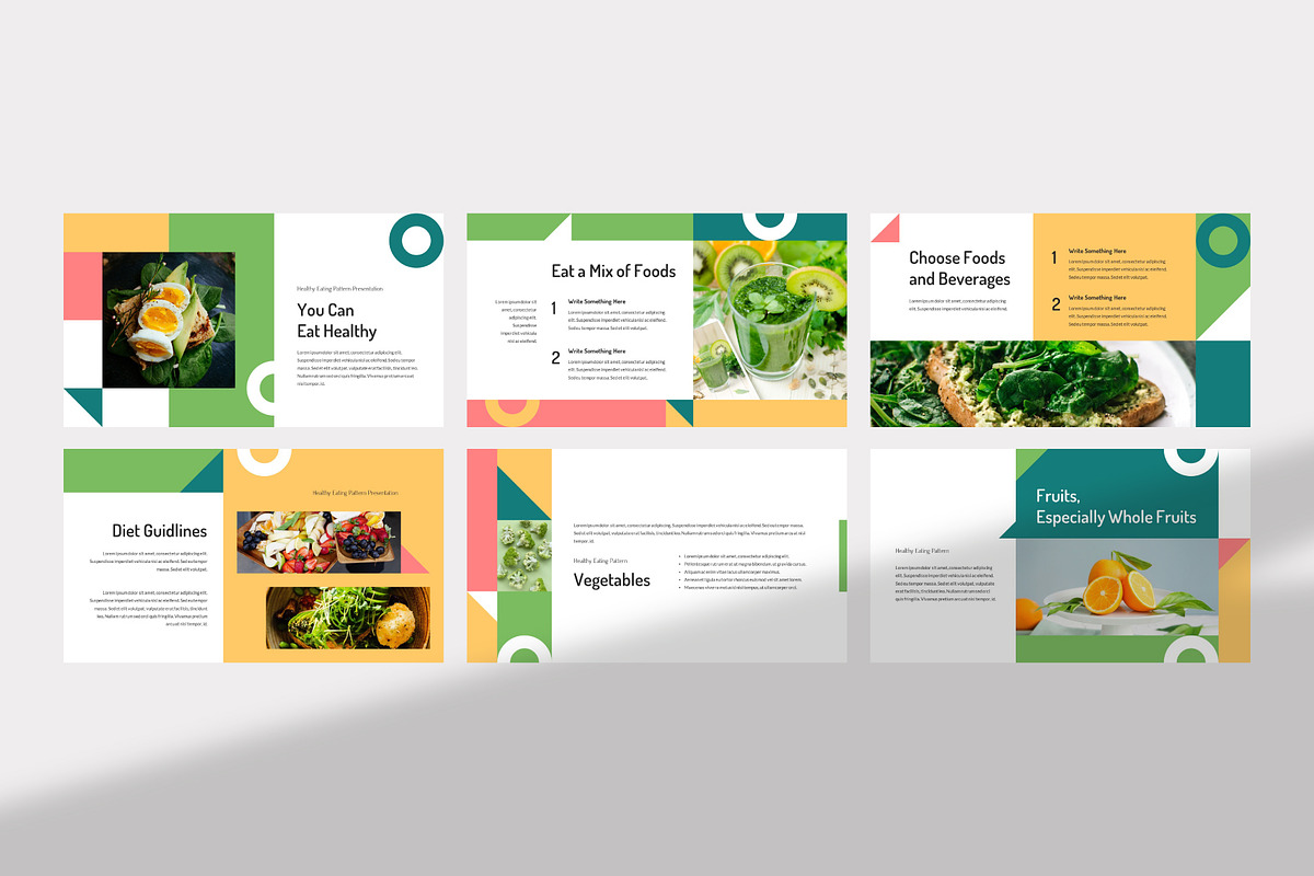 DIETHOLIC - PowerPoint Template, a Presentation Template by Dankudraw