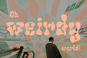 Jelly Dance - Bubbly Groovy Font, a Sans Serif Font by Struvictory.art (Thumbnail 6 of 8)