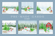 Winter Wonderland Clipart, a Seasonal Illustration by AnitaPol (Thumbnail 11 of 20)