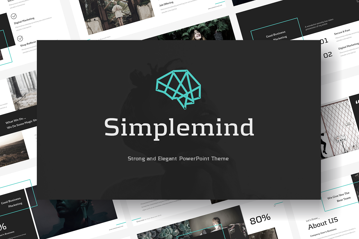 Simplemind - Powerpoint Template, a Presentation Template by Mikokit (Photo 1 of 8)