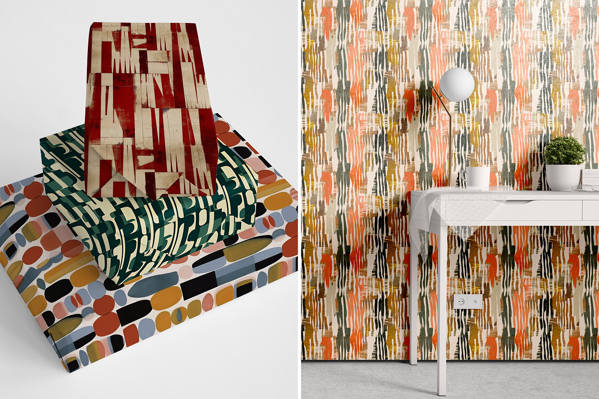 Abstract Patterns - part 4, a Pattern Graphic by Ninterints (Photo 13 of 17)