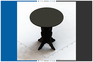 End Table - Fancy Circle