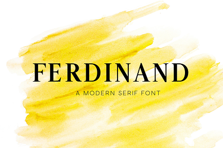 Ferdinand - Modern Serif Font