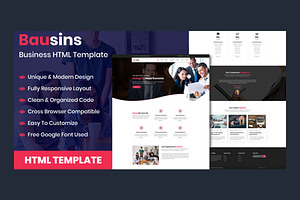 Bausins - Business Template