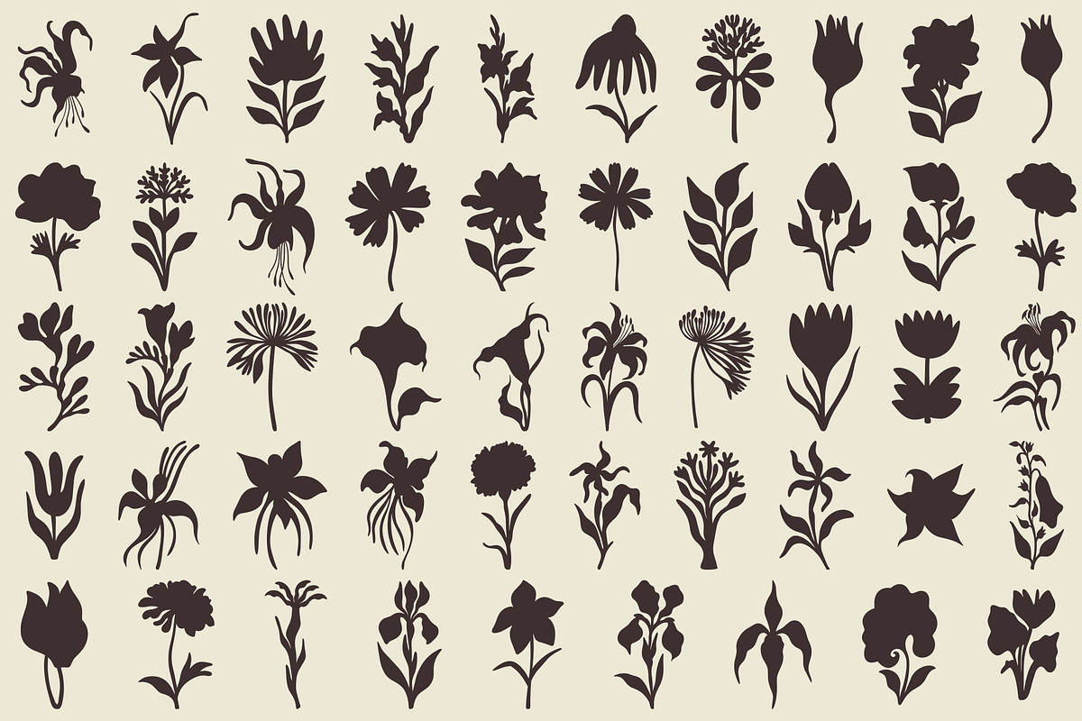 Wildflower Mood: 100 Floral Elements, an Object Illustration by Veyla (Photo 5 of 13)