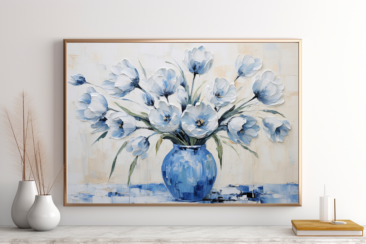 Oil Painting Print-Ethereal Tulips, a Decorative Illustration by NSTUDIO (Photo 2 of 9)